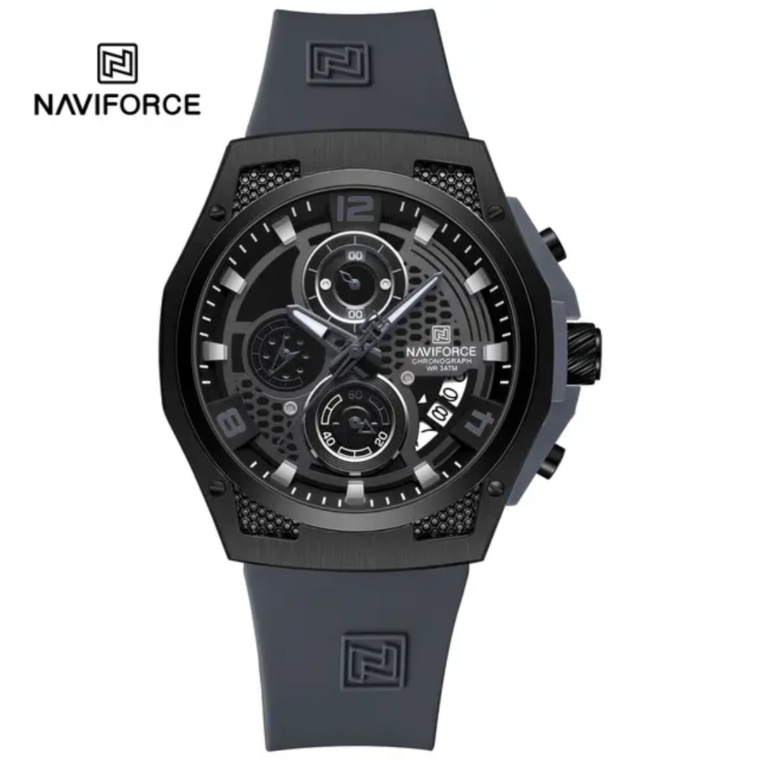 Naviforce NF8051T Legacy Chronograph Watch – Black