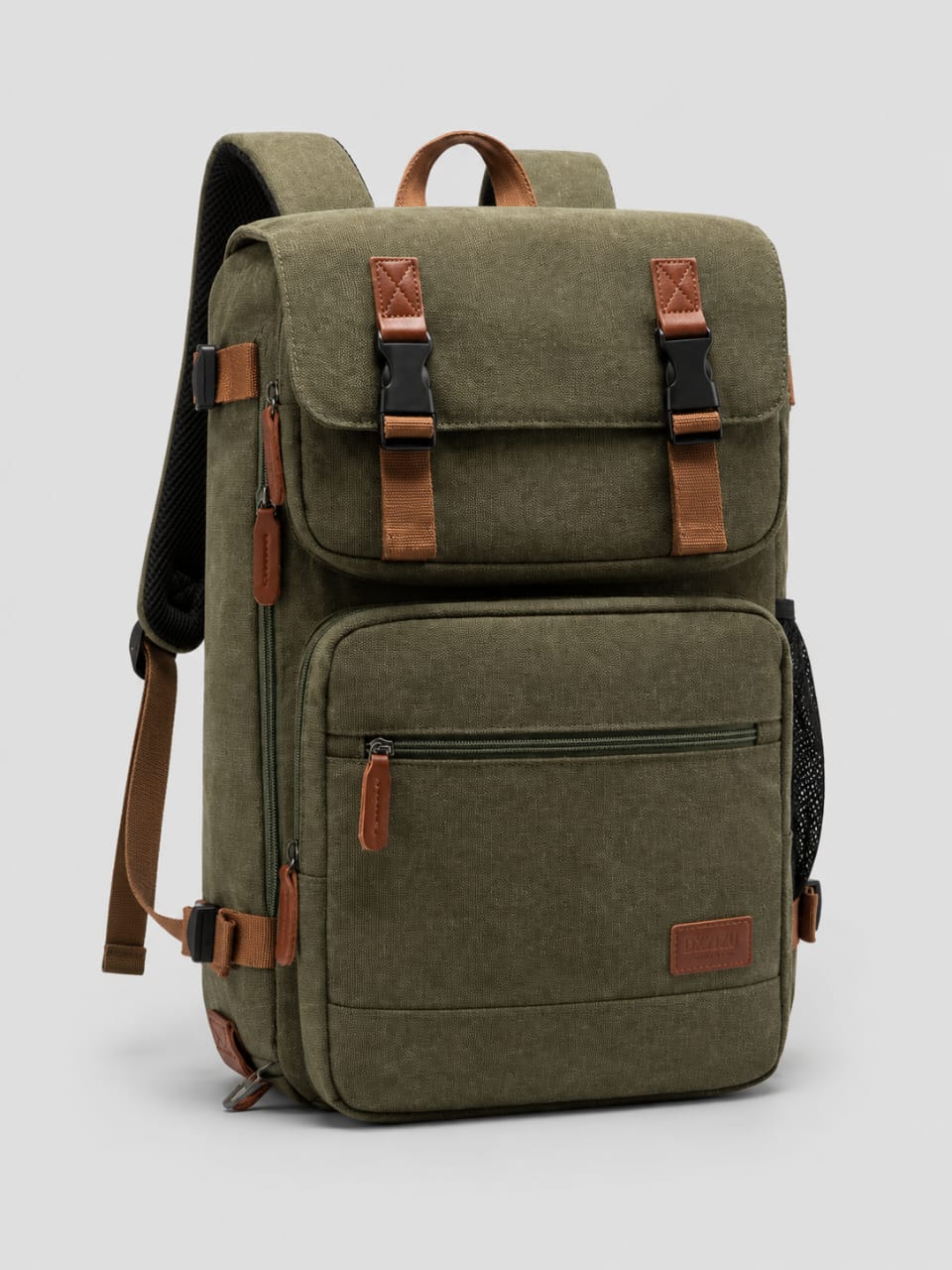 Olive Canvas Convertible Travel Pack