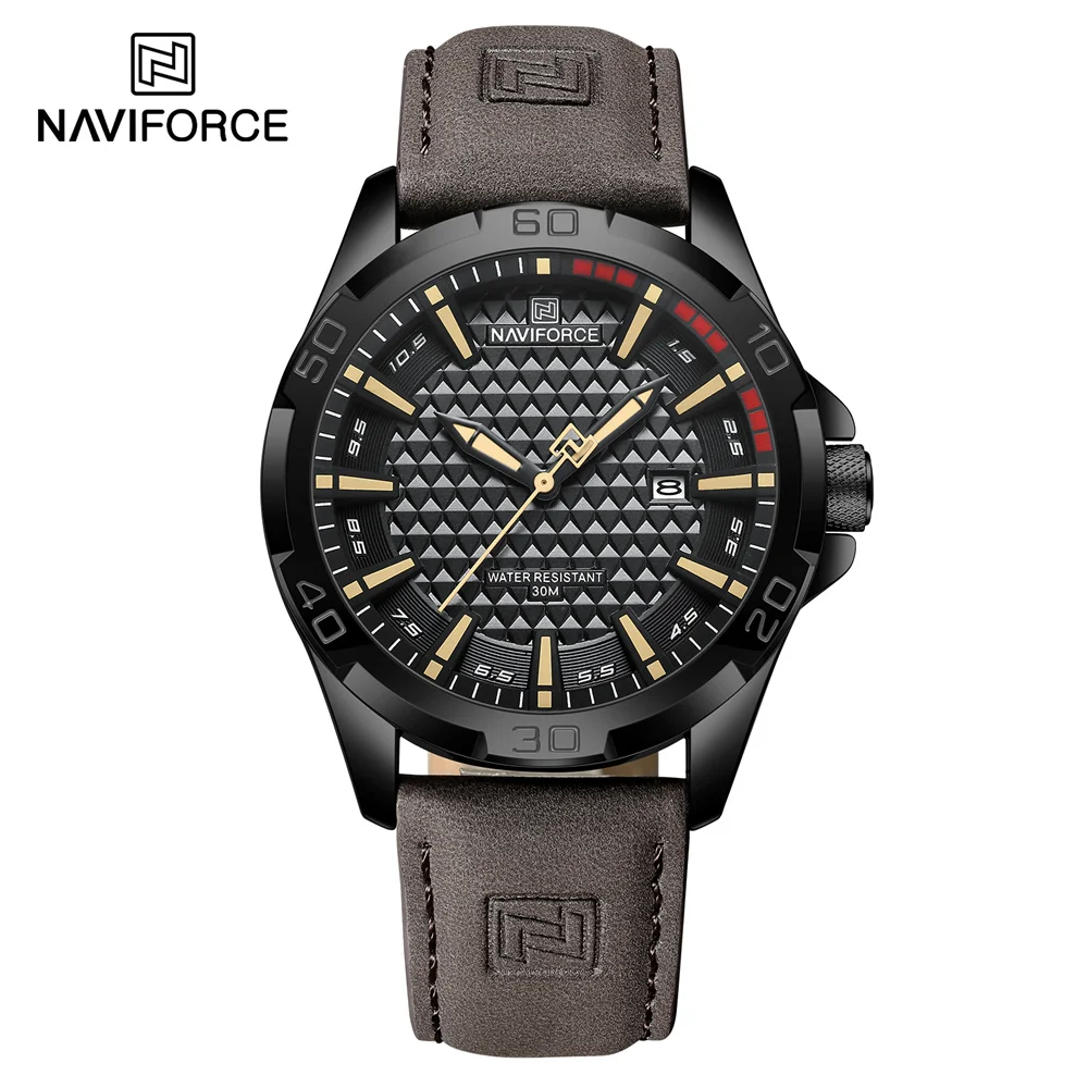 Naviforce NF8023 Maison Leather – Grey