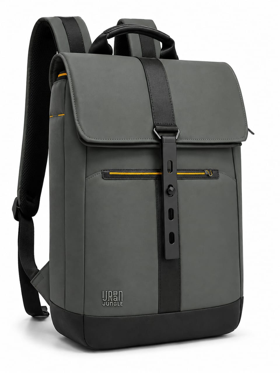 Charcoal & Mustard Urban Commuter Workpack — view 4