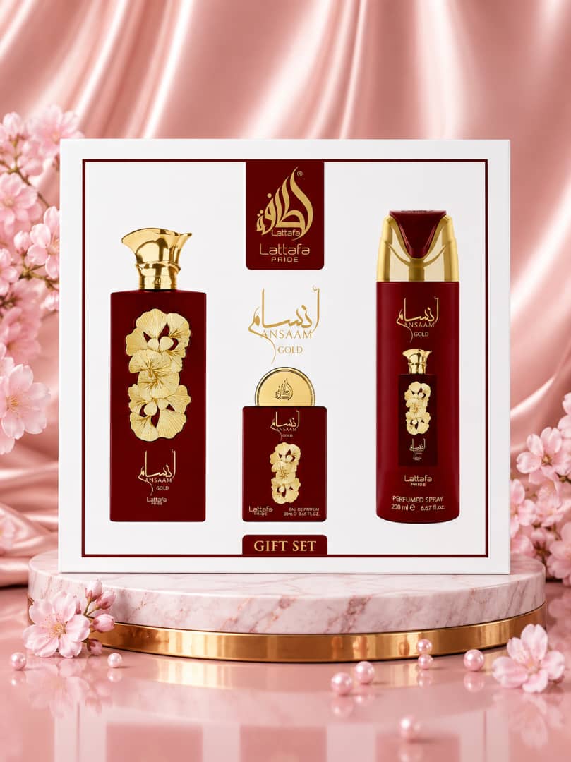 Lattafa Pride Ansaam Gold 3 Piece Gift Set view 2