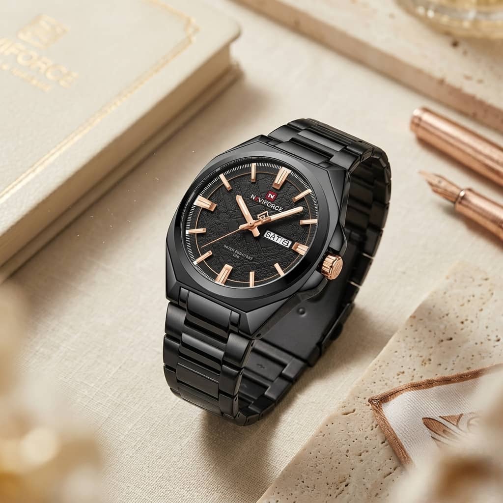 Naviforce NF9273 Executive Watch – Black