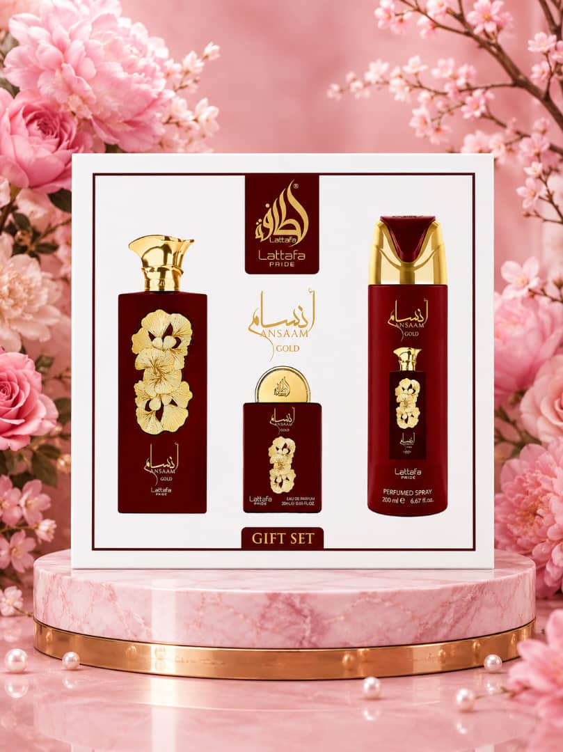 Lattafa Pride Ansaam Gold 3 Piece Gift Set view 4